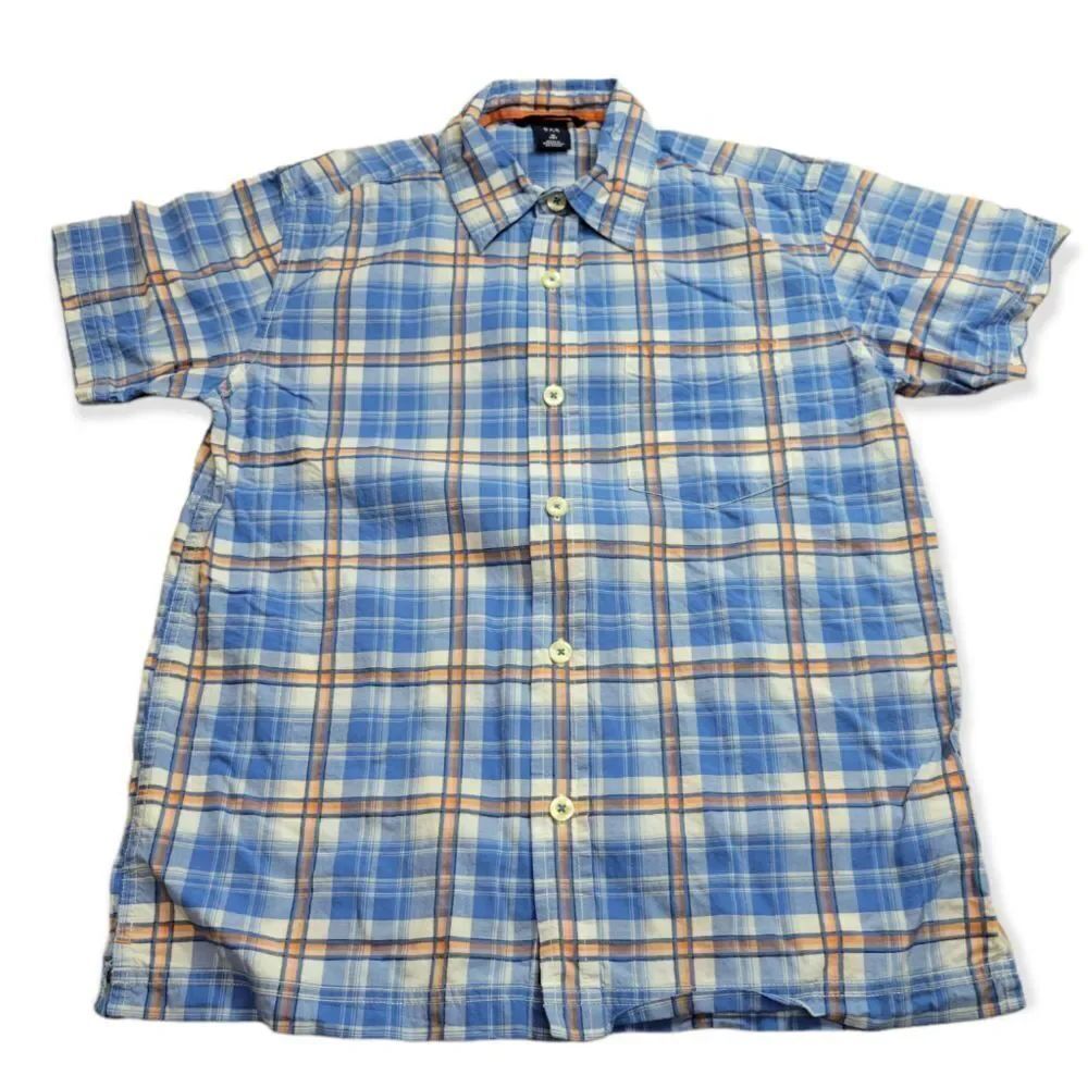 Gap kid's plaid shirt M8